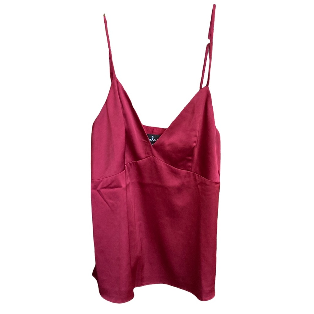 Lulu’s Burgundy Silky Cami